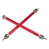 2 Pcs Bumper Lip Diffuser Rod 15cm Stretchable Stainless Steel Splitter Support Tie Pull Bar Red