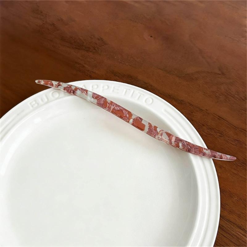 Acetate Hair Stick For Secure Bun Updos Classical Design Hairpin For Women Daily Use And Special Occasion Dressingup