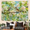 2D Flat - 2D Flat - 2D Flat Print 1pc Tapestry Spring Birds on Blossom Branch Wall Hanging, Nature Art for Living Room Tapestry for Apartment Bedroom 