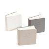 3Pcs Thick Drawing Paper Mini Drawing Book Compact PU Leather Cover Miniature Sketchbook Unlined No Bleed Extra Small Notepads