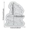 Mermaid Silicone Molds Mermaid Fondant Mold Cake Decorating Tools Cupcake Topper Candy Chocolate Gumpaste Mold