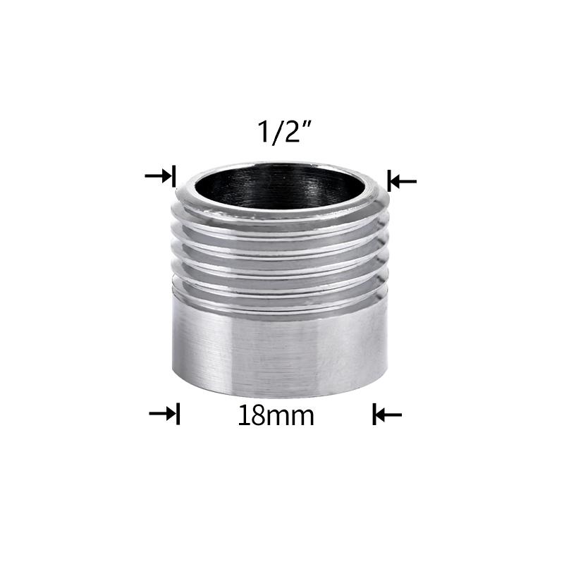 Tap Extension Connector 1/2 To M16 M18 M20 M22 M24 M28 Thread Connector For Faucet Water Heating Install Shower Accessories