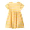 2025 Summer Knit Embroidered Girls' Dress - European & American Style