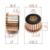 1PC 25.5x9 X17(18.8) Mm 24P Teeth Copper Hook Type Electrical Motor Commutator For Power Tool Home Appliance High-speed DC Motor