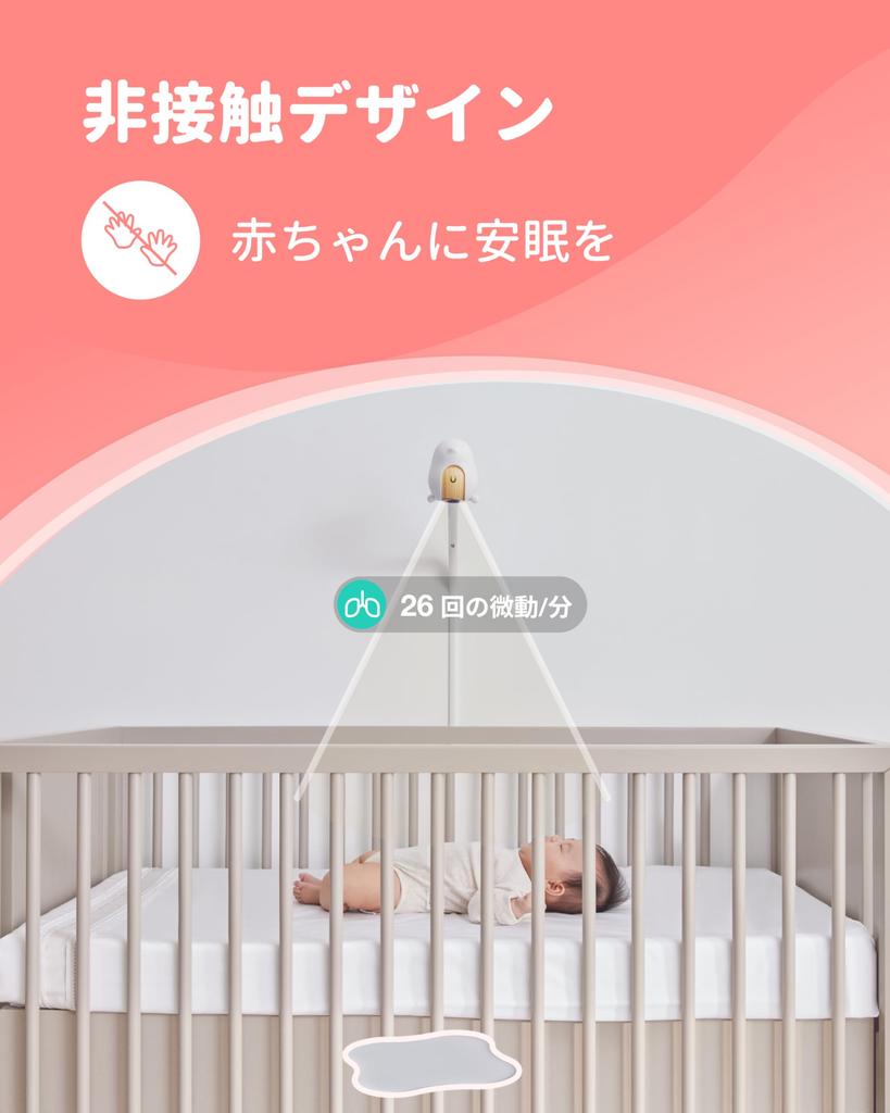 CuboAi Baby Sensor Pad, Sleep Safety, Minute Motion Detection, AI Alerts, Baby Monitor, Baby Sensor, Sensor Pad, Baby Alarm, Smartphone Link, Baby Mat