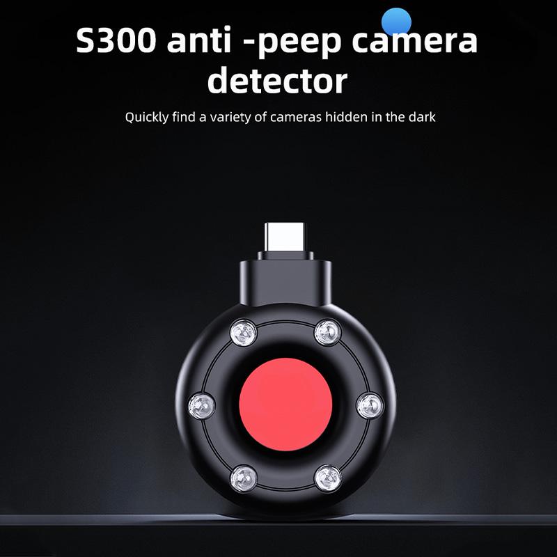 Portable Camera Detector Type C Mini Mobile Phone USB Alarm Hotel Infrared Anti Surveillance Anti Candid Shooting Pinhole Camera
