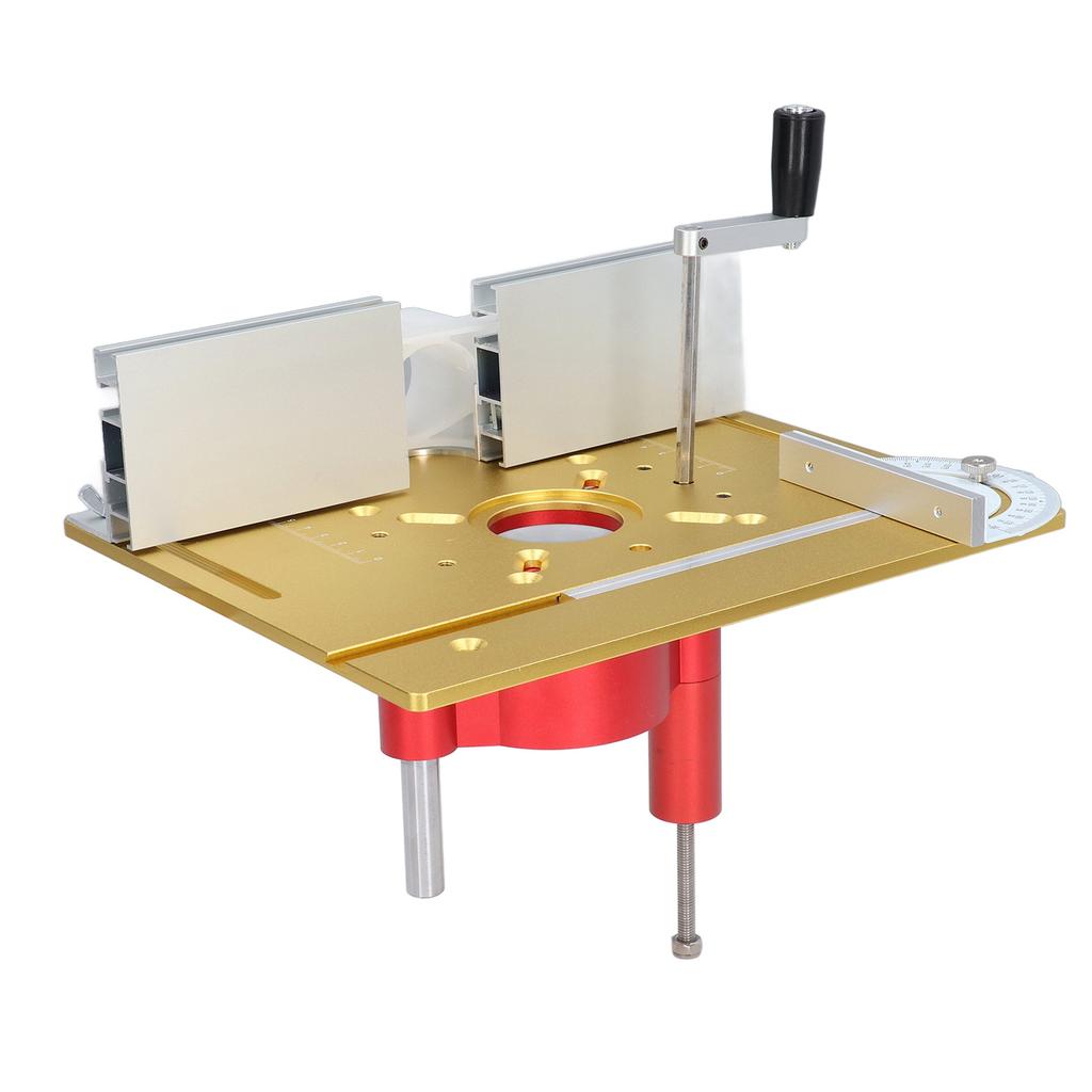 Router Lift System Electric Router Table Insert Plate Lifting Base Kit for Woodworking Chamfering Trimming