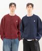 Chambros Hairy Crop Knit Round Neck Cardigan [4 Colors]