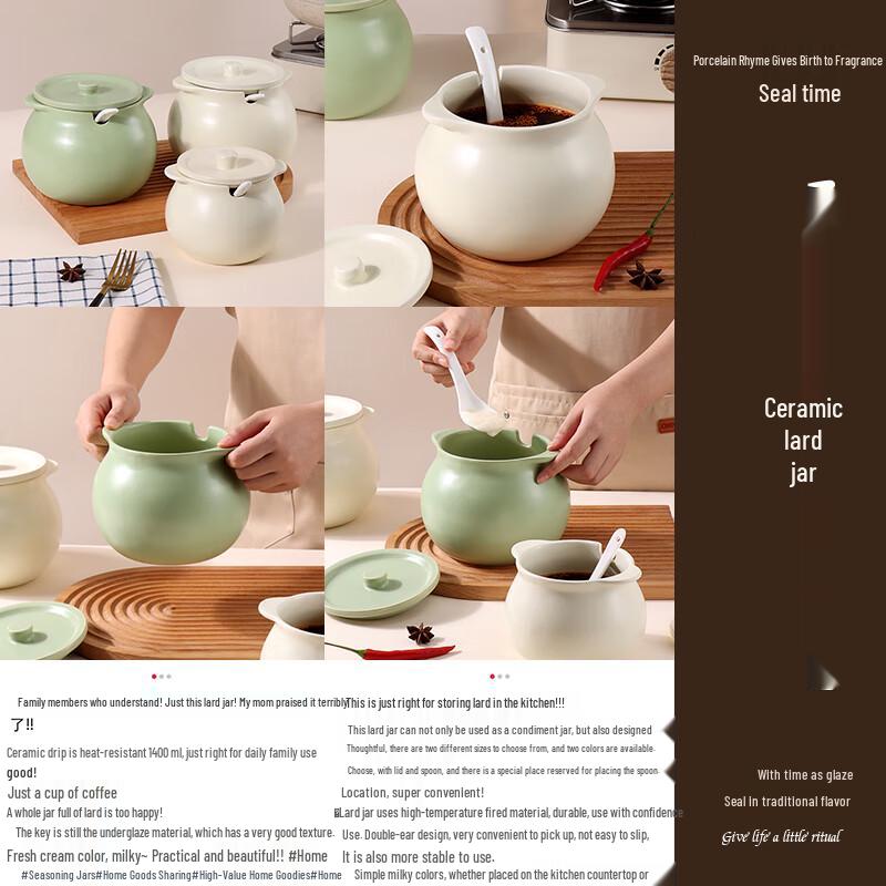 Baijie Food-Grade Ceramic Storage Jar