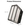 For Nissan Altima 2019 2020 2021 2022 2023 2024 2.5L QR25DE THREEON AUTO Air Filter TOA2080 16546-6CA0A 165466CA0A 16546-6CA0B