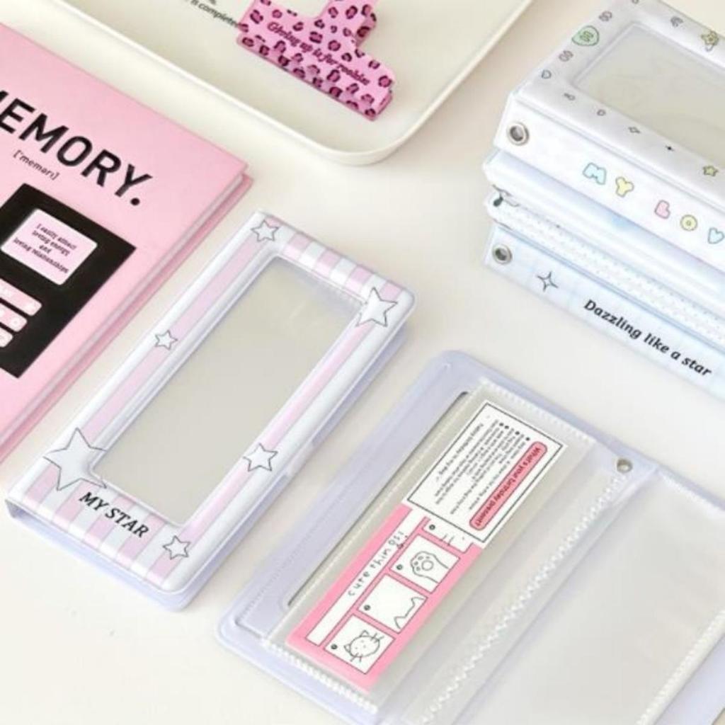 Photocard Binder Album Bookmark Storage with Photo Album  Hollow Photocard Binder  Photo Card Book Holder for Collecting