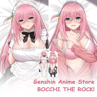 Anime Bocchi the Rock! Dakimakura Pillow Case Goto Hitori Cosplay Body Pillow Case Otaku Fullbody Pillow Cover Home Bedding Gift