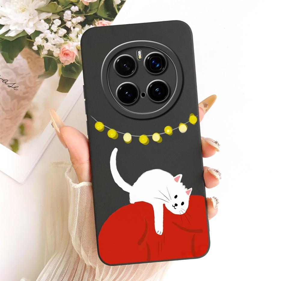 Für Honor Magic 7 Pro 5G Hülle PTP-AN10 Niedliche Katze Ente Cartoon Hülle Weiches TPU Mattes Handyhülle Für Honor Magic 7 Magic7 Pro Fundas