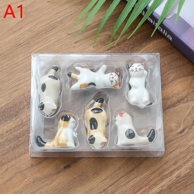 

5/6 шт. Японская керамическая подставка для палочек в виде счастливого кота, подушка для палочек, подставка для палочек для отеля, ресторана, подставка для ручек, декор стола