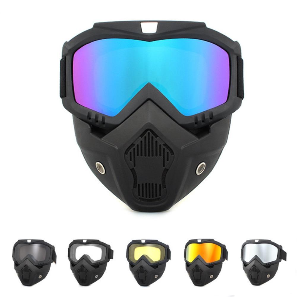 Head Mounted Motorcycle Off-Road Goggles Mask Riding Tactical Harley Mask Helmet Mask