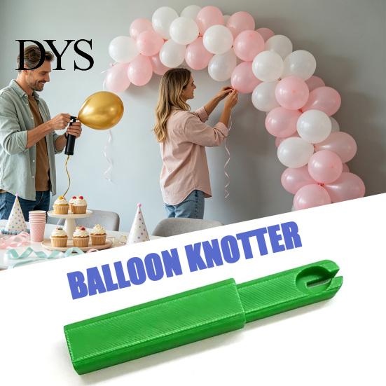 Balloon Knotting Device 3D Printed Knotter Tool, Lightweight Tying Helper for Latex Balloons, Fast Aid Kids, Adults, Party Setups