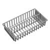 Stainless Steel Chopstick Spoon Storage Rack Silver Cutlery Storage Basket  for Kitchen