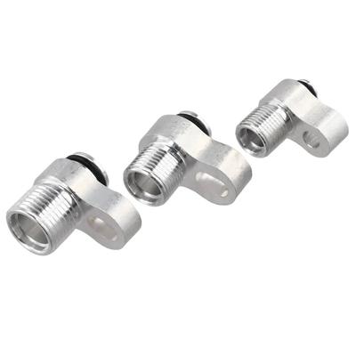 3pcs Car Air Conditioner Radiator Connector Car A/C Lines Condenser Radiator Fitting Adapter Hose AC Compressor Drier For R134A