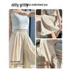 Warrior Women's Casual Wide-Leg Skirt Pants