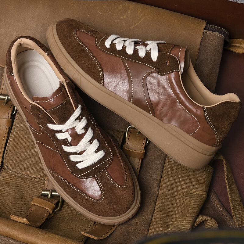 

Men s shoes 2025 summer new heightening platform shoes men s daily going out trendy casual shoes black sports board shoes 37