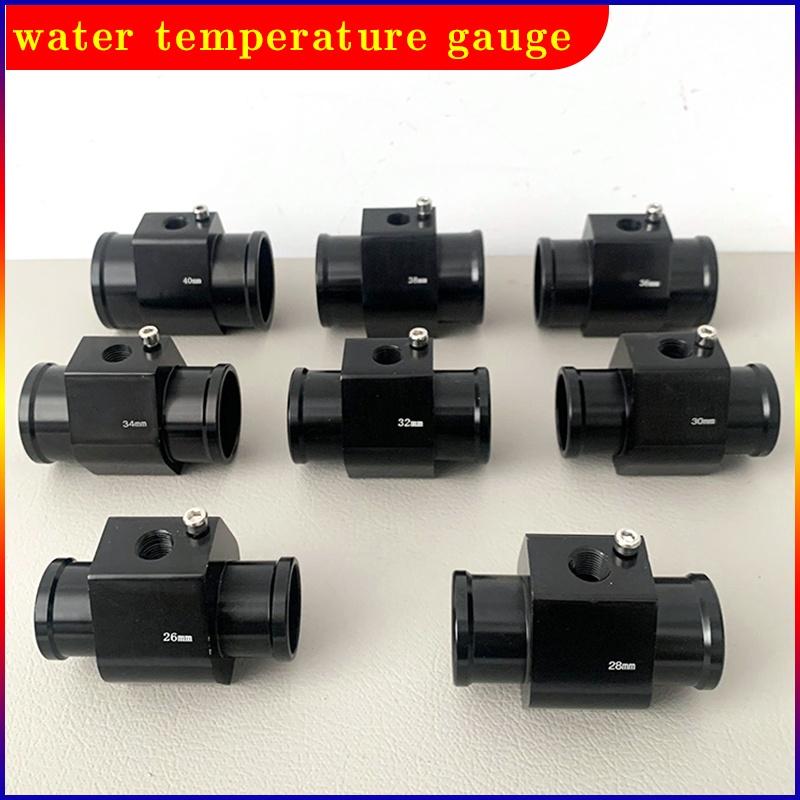 Water Temp Gauge Radiator Sensor Joint Pipe Hose Water Temperature Adapter Aluminium Alloy For Car Truck Motorcycle Size 18-40mm