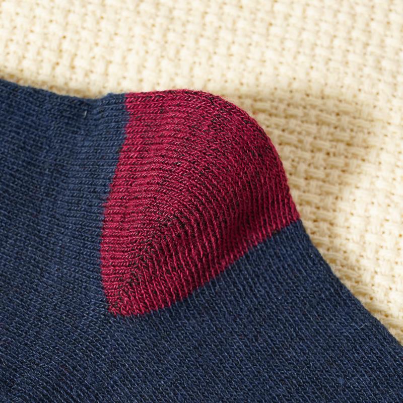 5 Pairs Men's Mid-tube Socks Trendy Casual Sports Sock Male Breathable Comfortable Sweat-absorbent Solid Socks