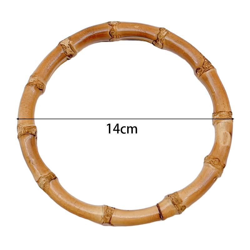 Handmade Bamboo D-Shaped Handle for Bags and Luggage
