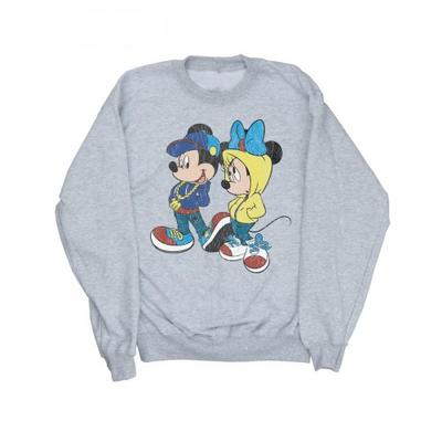 Mens Mickey And Minnie Mouse Pose Sweatshirt