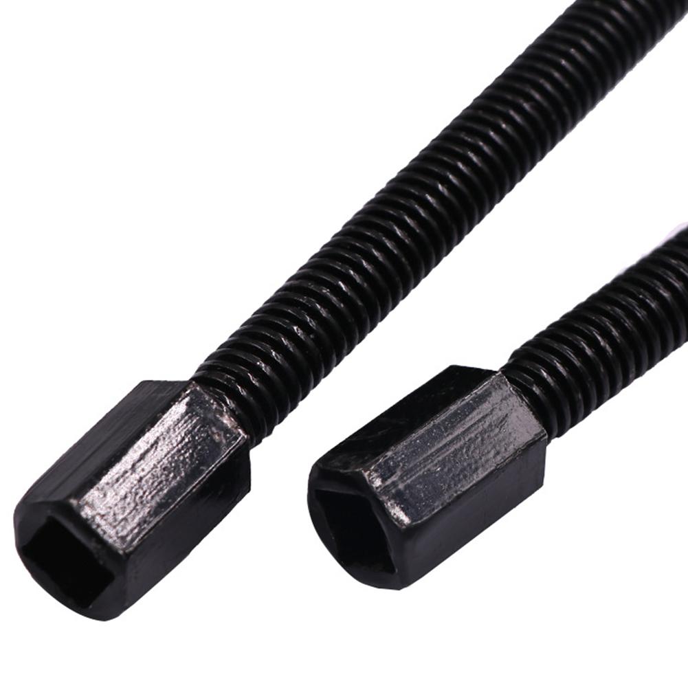 Schwarzer Schraubenfederkompressor, robustes Demontagewerkzeug für Stoßdämpfer, Hartstahl, 37 cm, für Motorrad, Mountainbike