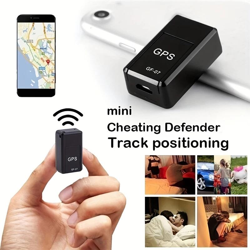 Mini GF-07 GPS Car Tracker Sledování v reálném čase Ochrana proti krádeži Ochrana proti ztrátě klíče Pet Locator Silný magnetický držák SIM Message Positioner