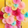 Beautiful Paper Fan Flower Decorations For Stunning Baby Shower Party Displays