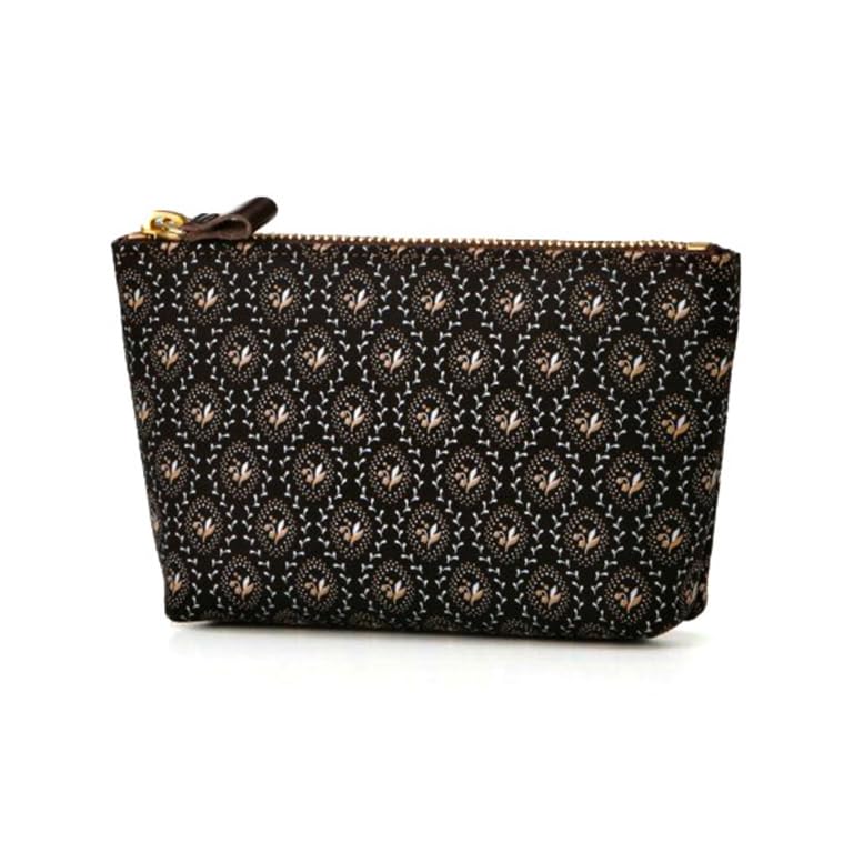 

Инден Пауч Ширабе Ландыш Традиционные ремесла Косю Инден Оленья кожа Лак Оригинальный бренд [Инден-я] Инден-я (№7008) чёрный