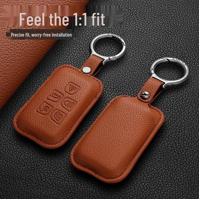 Jaguar Car Key Case for XEL, XFL, E-PACE, I-PACE, F-TYPE – Unisex Shell and Buckle