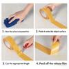 Strong Fixation of Double Sided Cloth Base Tape Translucent Mesh Waterproof Super Traceless High Viscosity Carpet Adhesive