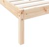 Vidaxl Dłuższe Łóżko Bez Materaca, 80X210 Cm, Lite Drewno Sosnowe