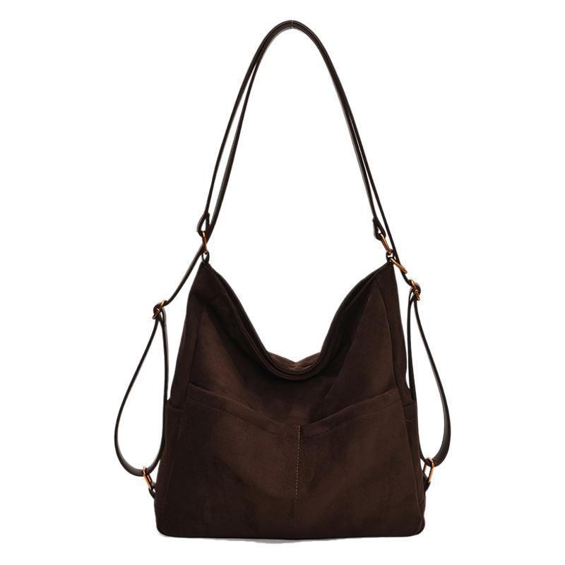 2025 autumn new shoulder bag popular versatile solid color fashion trend simple large capacity premium messenger bag