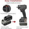 Adapter for DeWalt to Milwaukee Battery, Adapter for DeWalt 20V Lithium Batte ry Convert to for Milwaukee 18V M18 Battery for Mil-Waukee M18 Cordless