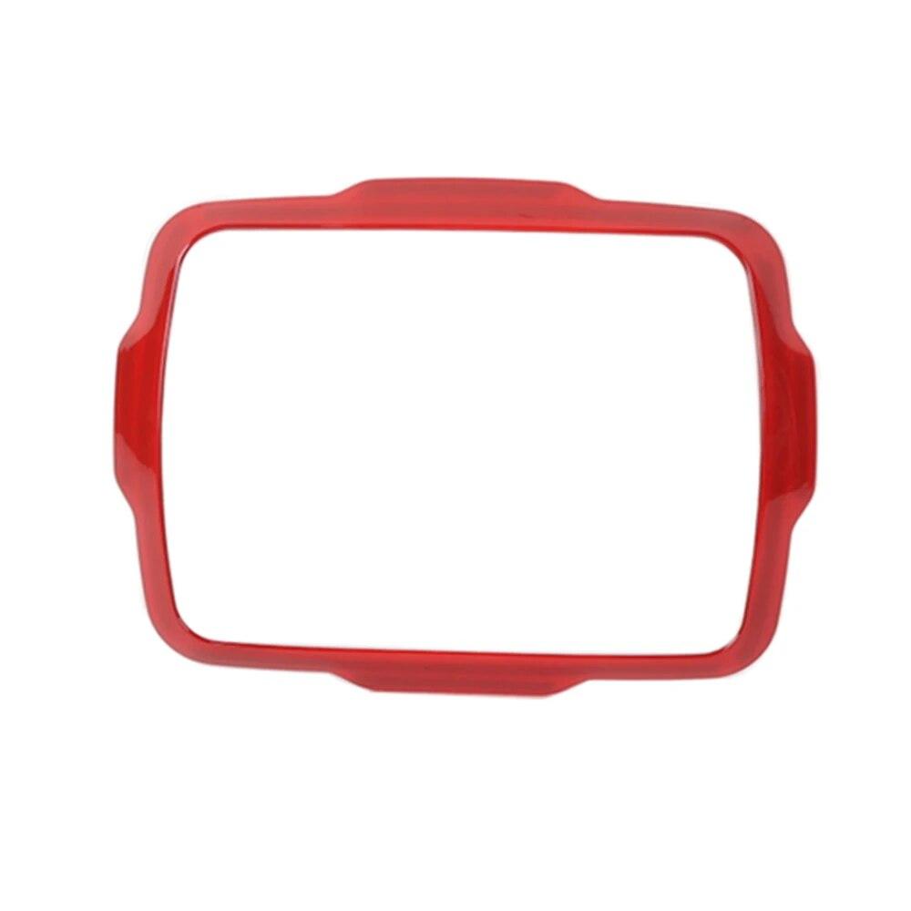 Center GPS Navigation Decoration Frame Cover Trim Stickers for Jeep Renegade 2018 2022 Car Interior Accessories