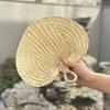 DIY Straw Woven Fans Home Decoration Bamboo Woven Fan Artificial DIY Fan  Cooling Banana Fan