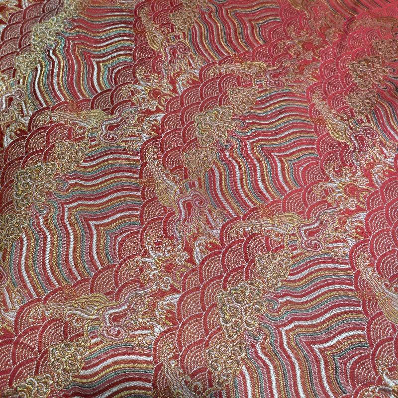 Ancient Style Silk Satin Fabric for Traditional Chinese Tang Suit Cheongsam Embroidered Hanfu Material Handcraft Packaging Cloth