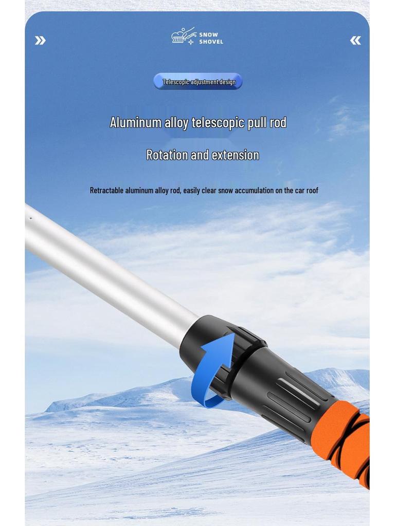 Ensemble Pelle à Neige & Grattoir à Glace: Brosse à neige pour voiture pour le déneigement et le dégivrage - Vente chaude