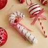 Christmas Tree Candy Ornaments Festive Candy Cane and Lollipop Decorations Hanging Pendants for New Year Home Party Scenes