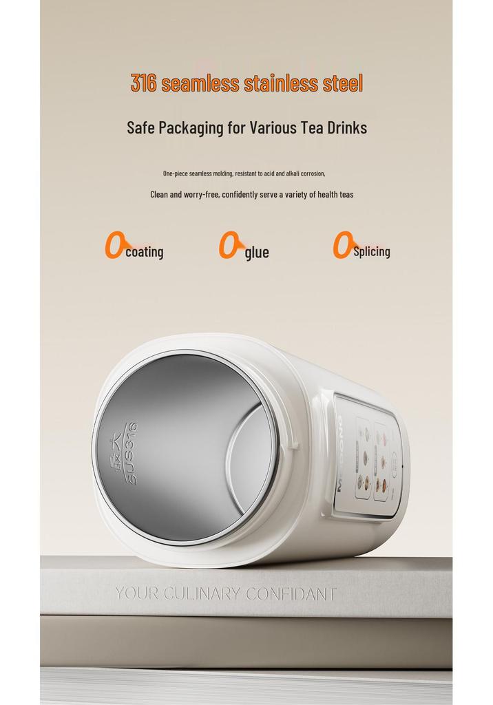 MoDong Pro Portable Mini Electric Kettle - Travel Water Boiler Cup with Constant Temperature Control.