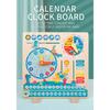 Kinder Dinosaurier Holz Kalender Uhr Lernspielzeug Montessori Pädagogisches Lernen Zeit Wetter Woche Kognitives Gemeinde Spielzeug