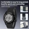Digital Watches For Man Waterproof Sport Wristwatch Chronograph LED Display Date Week Display Casual Electronic Clock