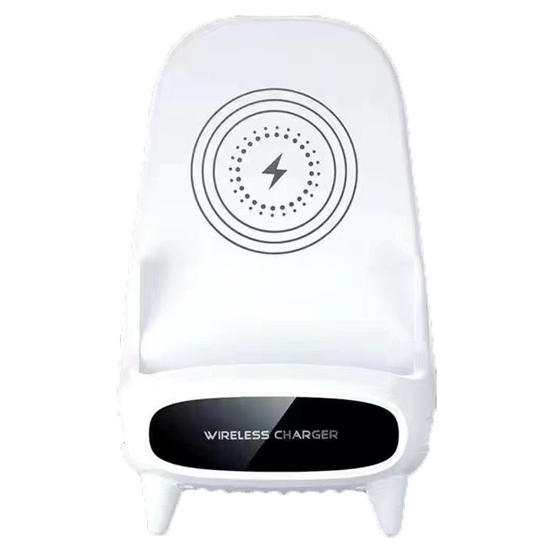 

Беспроводная зарядная стойка в стиле кресла 15 Вт Беспроводная быстрая зарядная станция Hands Free Sensitive Sensitive