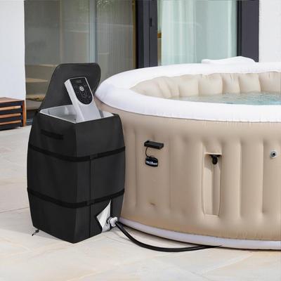 Nafukovací vířivka Spa Oxford Ochranný kryt pumpy se zipem Kryt topné pumpy Zimní kryt pro většinu vířivek Spa na trhu