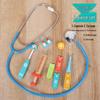 Kids' Wooden Doctor & Nurse Role Play Toy Set with Stethoscope