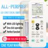 1000 in 1 Universal Wireless Remote Control K-1028E AC Digital LCD Remote Control White Remote Control