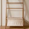 Clothes Rack with Storage Bin Freestanding A-Shaped Frame Garment